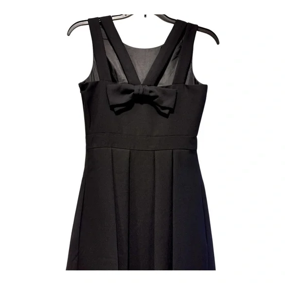 Kate Spade Black Crepe Bow Back Dress - Picture 7 of 10